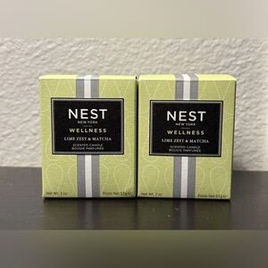 2 NEST New York Scented Votive Candles, Lime Zest & Matcha - 2 oz. NIB